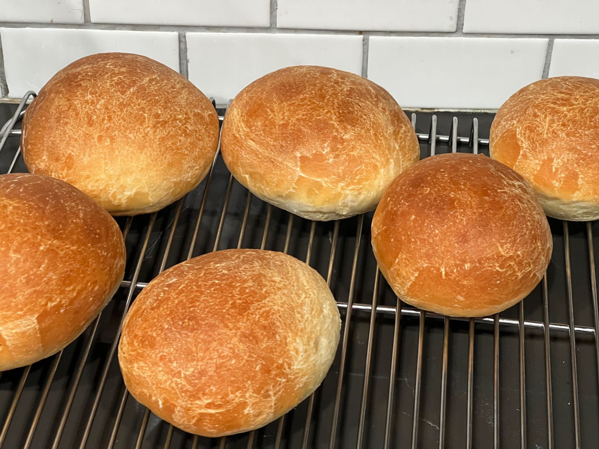 Low Effort Smash Burger Buns